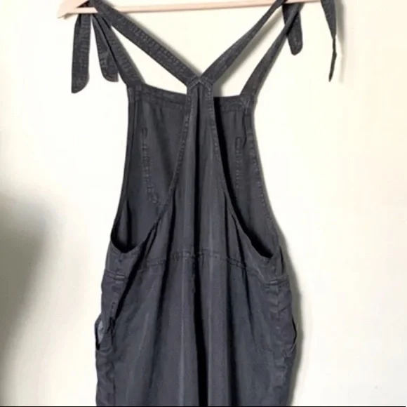 Aerie Knot Overalls Grey Blue - Picture 6 of 6